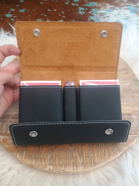 The Wyoming Dice & Card Black Set