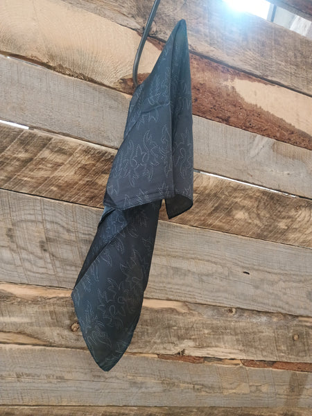 The Boot Stich Black Small Wild Rag