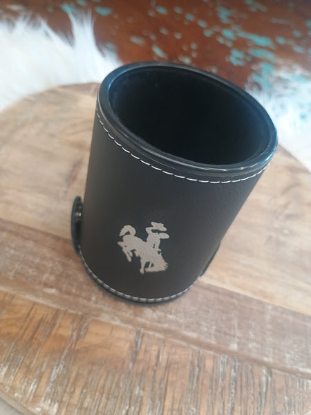 The Wyoming Dice Black Cup