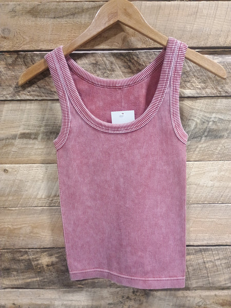 The Talk To Me Rust Tank Top