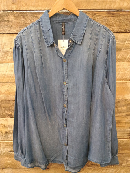 The Darling Denim Top Cardigan