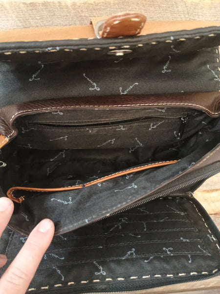 The Two Tone Leather Purse