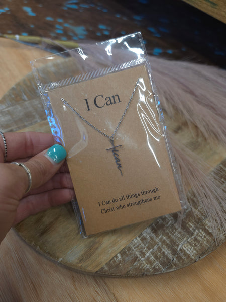 The I Can Cross Waterproof Necklace