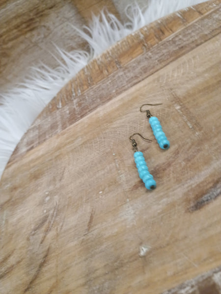 The I Will Start Turquoise Earrings