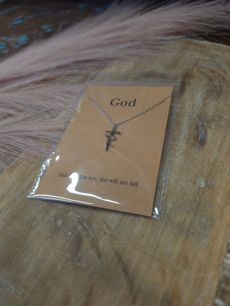 The God Cross Waterproof Necklace