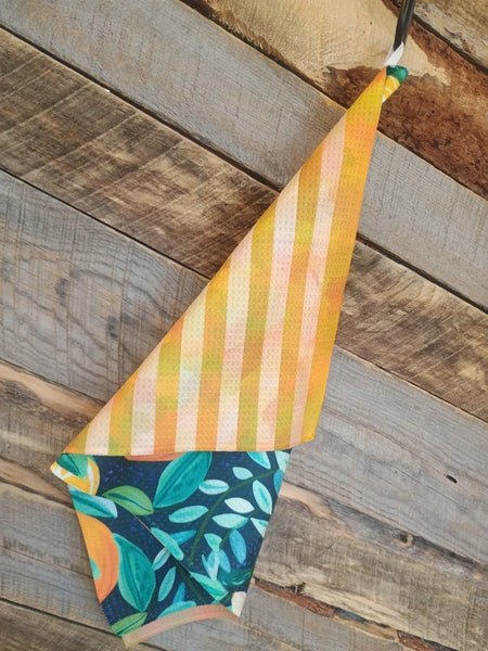 The Orange and Stipes Towel