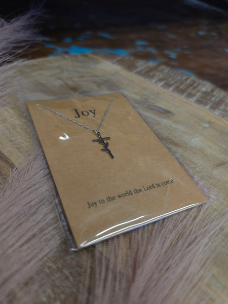 The Joy Cross Waterproof Necklace