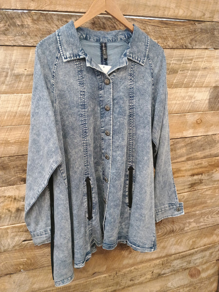 The Perfect Denim Fringe Jacket