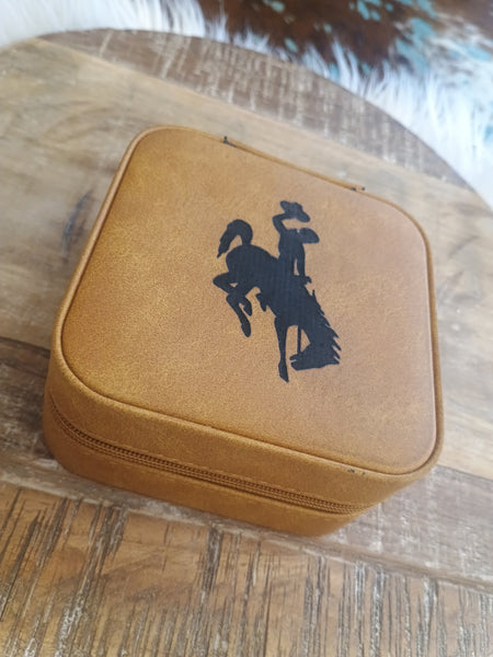The Wyoming Jewelry Dark Tan Box