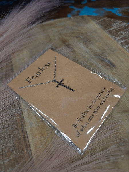 The Fearless Cross Waterproof Necklace
