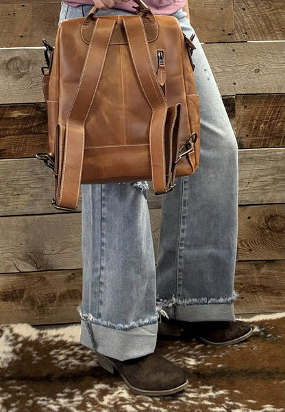 The Basic Cowhide Backpack