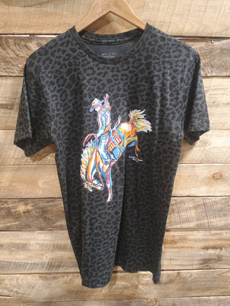 The CrissCross Chaos Bronc Leopard Tee