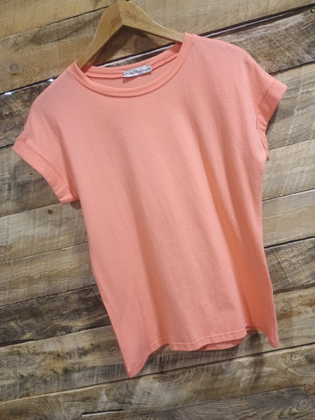 The Take It Basic Coral Top