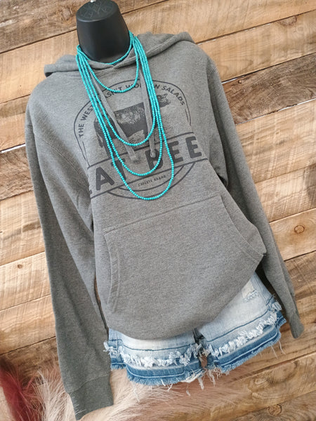 The Eat Beef Grey Hoodie Sweatshirt