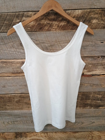 The Take It Basic White Tank Top