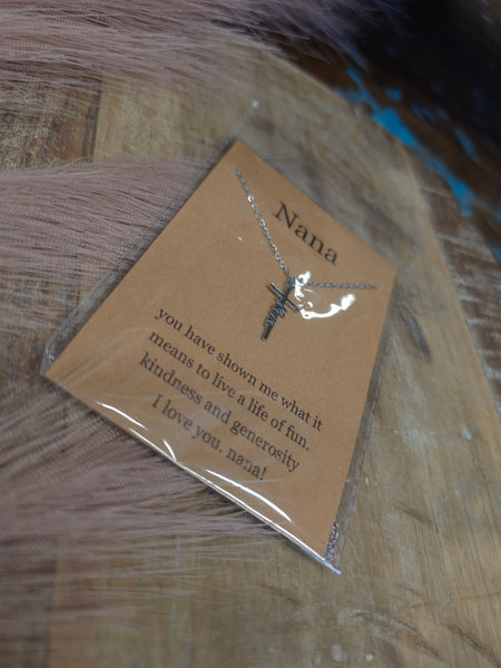 The Nana Cross Waterproof Necklace