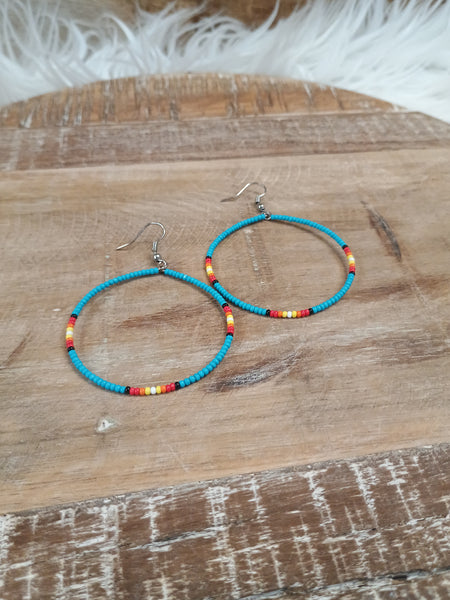 The Beaded Sunset Earrings