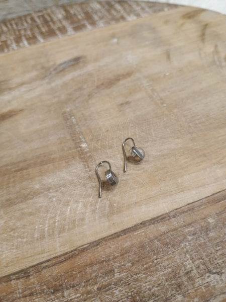 The Silver Heart Earrings