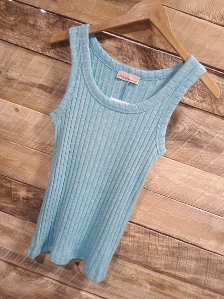 The Talk To Us Turquoise Tank Top