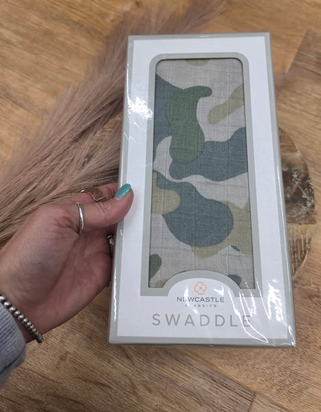 The Camo Bamboo Swaddle
