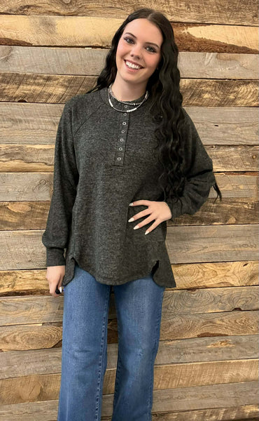 The Stop It Here Black Sweater