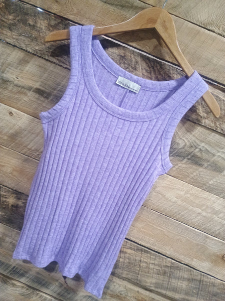 The Talk To Us Lavender Tank Top