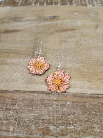 The Cosmos Leather Earrings