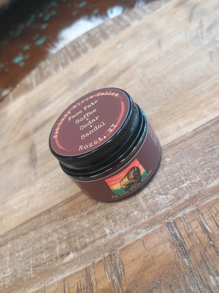 The Small Coffee and Cedar and Sandalwood Face Fats Tallow