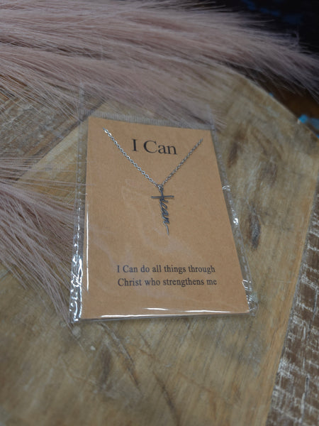 The I Can Cross Waterproof Necklace