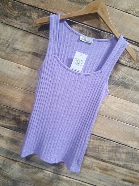 The Talk It Up Lavender Tank Top
