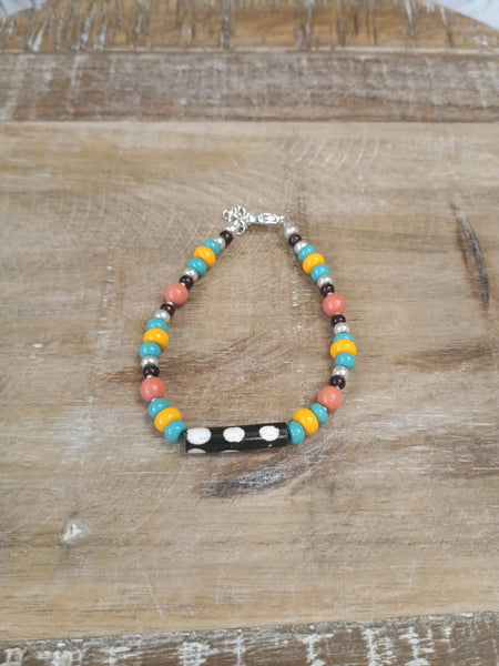 The Real Wood Multiple Stone Bracelet