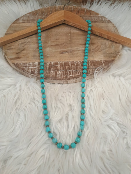 The We Are Here Turquoise Necklace