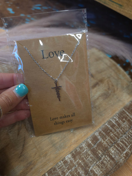 The Love Cross Waterproof Necklace
