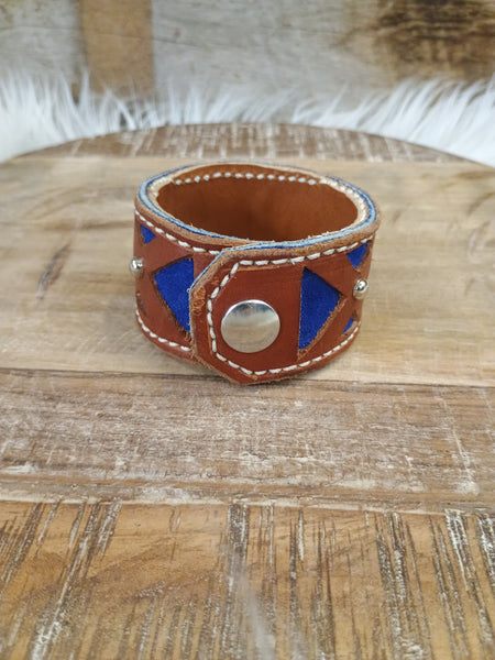 The Start For Studs Leather Bracelet