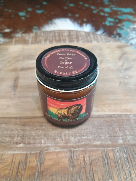 The Large Coffee, Cedar, and Sandalwood Face Fats Premium Whipped Bison Tallow