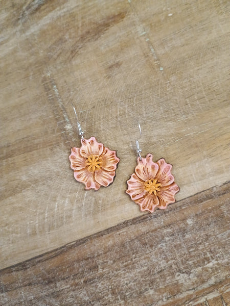 The Cosmos Leather Earrings