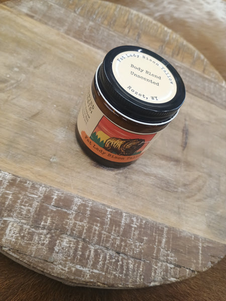 The Large Unscented Body Blend Premium Whipped Bison Tallow