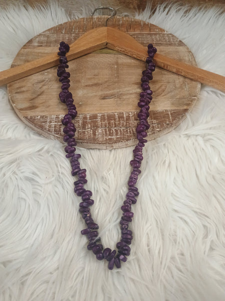 The Stack It Up Purple Necklace