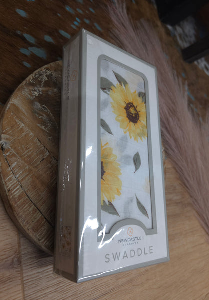 The Sunflower Farm Bamboo Swaddle