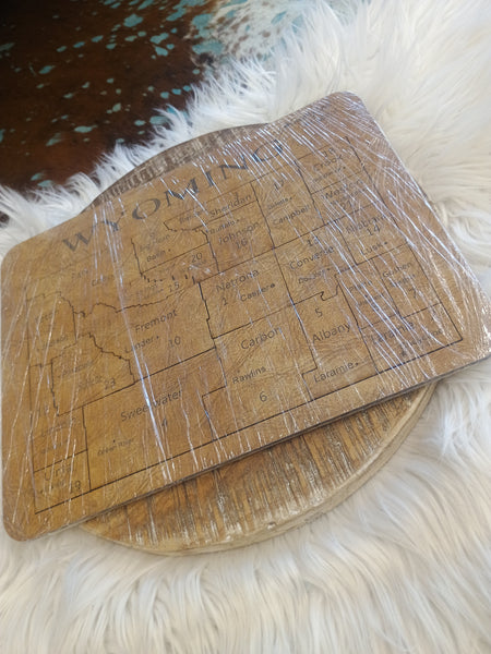 The Wyoming Light Wood Puzzle
