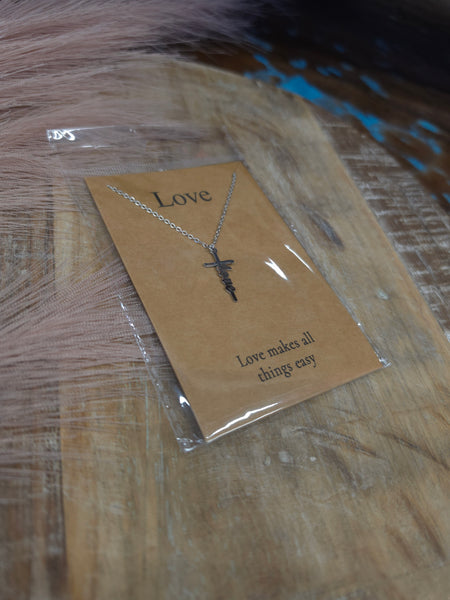 The Love Cross Waterproof Necklace