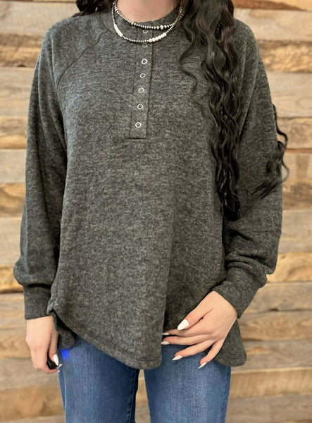 The Stop It Here Black Sweater