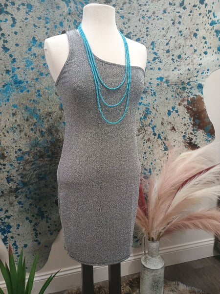 The Perfect Day Out Silver Dress