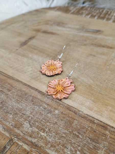 The Cosmos Leather Earrings