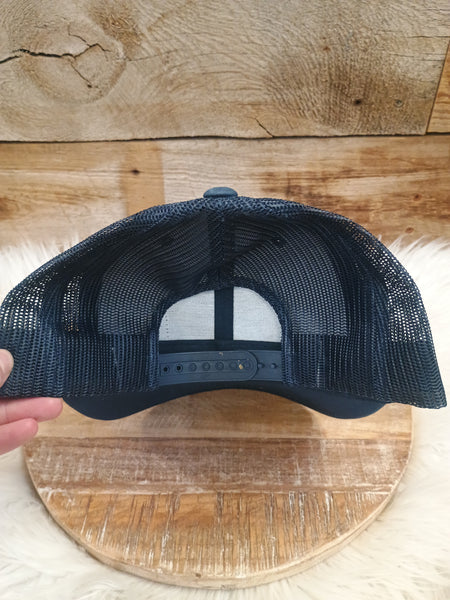 The Turquoise Concho Navy Cap