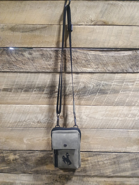 The Wyoming Crossbody Grey Purse