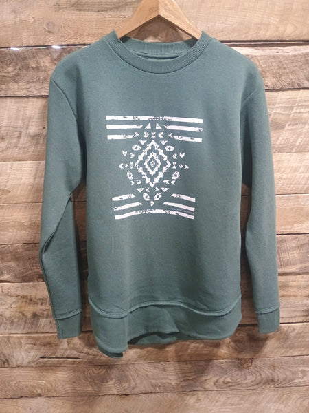 The Aztec Basil Perfect Cut Sweatshirt