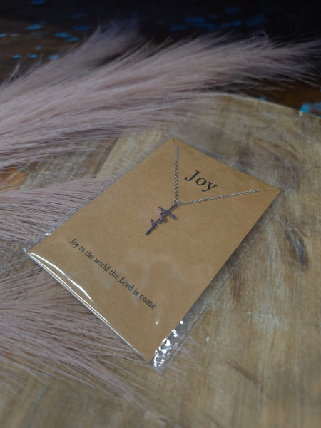 The Joy Cross Waterproof Necklace