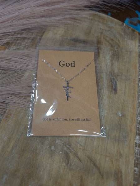 The God Cross Waterproof Necklace