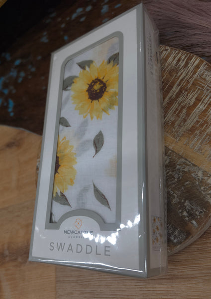 The Sunflower Farm Bamboo Swaddle